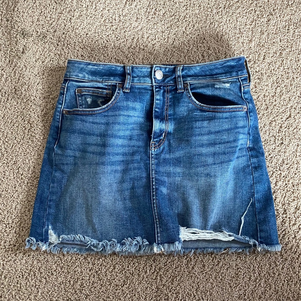 American eagle jean skirt